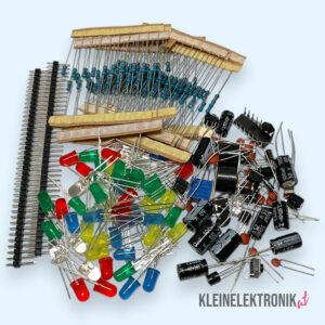 200041 Großes Elektronik-Bauteileset (200+ Teile) – LEDs, Widerstände, Kondensatoren, Transistoren u.v.m. für Arduino & DIY