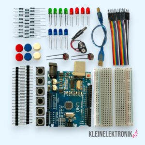 UNO R3 Starterkit – Komplettset mit Breadboards, LEDs, Tastern & USB-Kabel