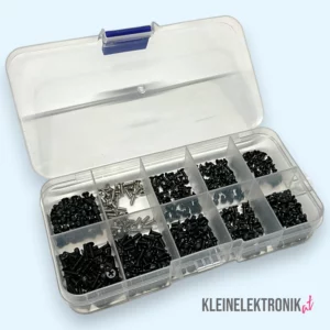 Schrauben-Sortiment 500-teilig – M2, M2.5, M3 für PC, Laptop, SSD, Elektronik & 3D-Druck