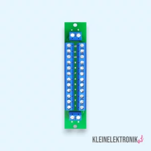 12-fach Schraubklemmen-Verteiler