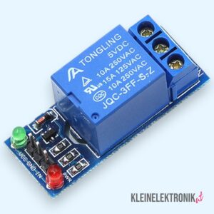 1-Kanal Relaismodul 5V – mit Optokoppler & Status-LEDs – Für Arduino, ESP32 & Raspberry Pi