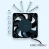 DC 5V Brushless Lüfter 40×40×10 mm – Leiser Mini-Lüfter mit Montageset für Raspberry Pi & 3D-Drucker