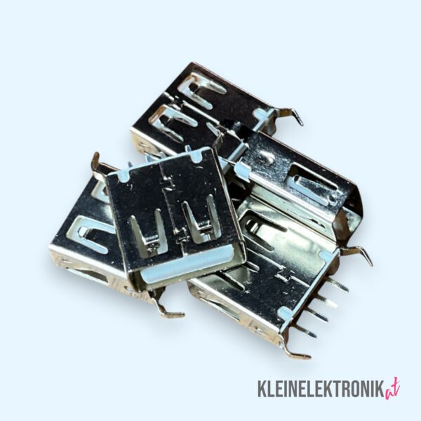 2025022312271-Photoroom-Photoroom 5× USB-A Buchse zum Einlöten – USB 2.0 – für Arduino, Raspberry Pi & DIY-Elektronik