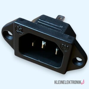 2025022312412-Photoroom-Photoroom IEC320 C14 Netzsteckerbuchse – 250V 10A – Einbau-Steckdose für Netzteile & DIY-Projekte