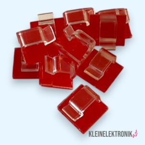 10× selbstklebende Kabelclips – 15×15×8 mm – mit starkem Industriekleber für saubere Kabelverlegung