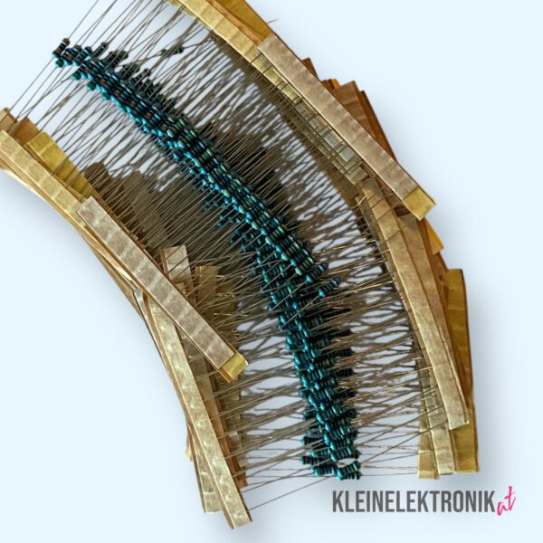 Widerstands-Sortiment 300-tlg. – 30 Werte (10Ω-1MΩ) 1/4W 1% für Arduino-Projekte