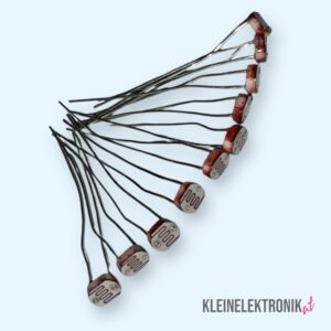 Fotowiderstand-Sortiment (50 Stk.) – LDR Helligkeitssensoren GL55xx für Arduino